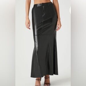 Forever 21 Leather maxi skirt